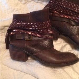 Soft leather ankle boots